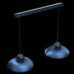 Milagro Felix Blue & Gold Double Pendant Lamp Hand Made in Mid Navy - thumbnail 6