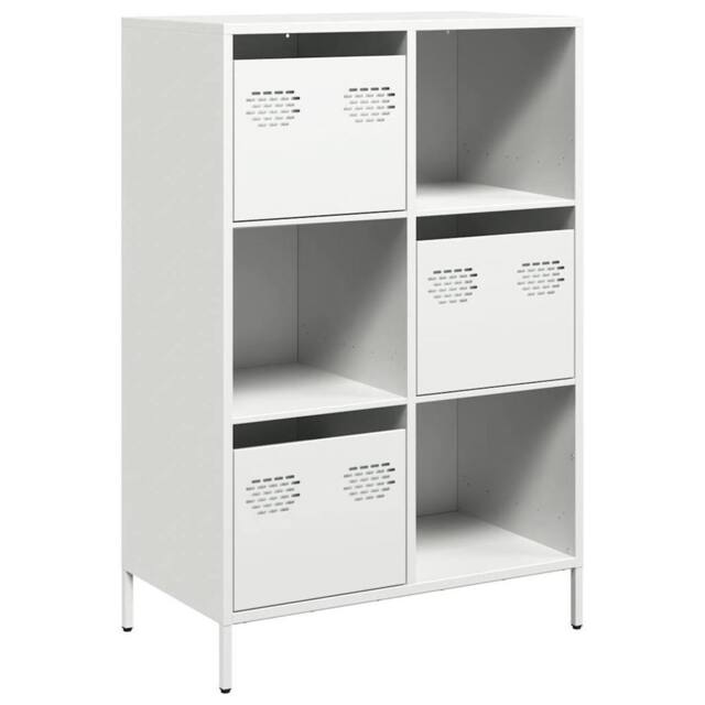 Berkfield Home Highboard White 68x39x103.5 cm Steel - image 1