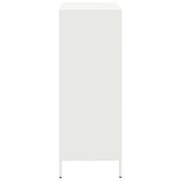 Berkfield Home Highboard White 68x39x103.5 cm Steel - thumbnail 6