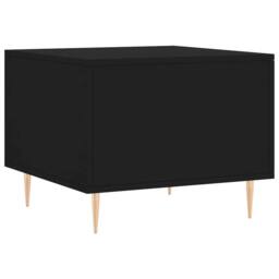 Berkfield Home Decorative Coffee Table Black 50x50x40 cm Engineered Wood - Size: 50 x 50 x 40 cm - thumbnail 8