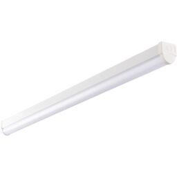 Loops 4 PACK 5ft Emergency Batten Light - 41W Cool White LED - Gloss White & Opal - thumbnail 4