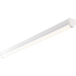 Loops 4 PACK 5ft Emergency Batten Light - 41W Cool White LED - Gloss White & Opal - thumbnail 3