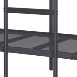 Berkfield Home Bunk Bed without Mattress Black 100x190 cm Steel - thumbnail 9
