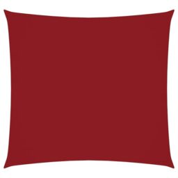 Berkfield Home Sunshade Sail Oxford Fabric Square 2x2 m Red - thumbnail 2