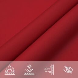 Berkfield Home Sunshade Sail Oxford Fabric Square 2x2 m Red - thumbnail 7