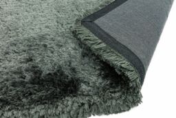 The Rug Shop UK Handmade Plain Shaggy Sparkle Luxurious Anti-Shed Area Rug in Dark Grey - Size: 200 cm x 300 cm - thumbnail 4