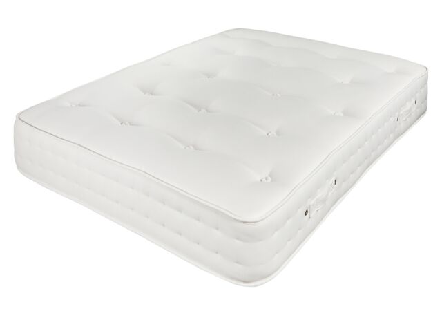 Comfort Beds Backcare Luxury 2000 Pocket Sprung Mattress in White - Size: King