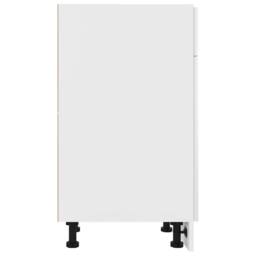 Berkfield Home Durable Drawer Bottom Cabinet White 30x46x81.5 cm Engineered Wood - thumbnail 9