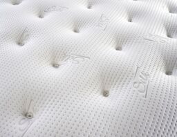 Somnior The Silk 2500 Warmth Retaining Natural Fibre Pocket Spring Mattress in White - Size: Double - thumbnail 5