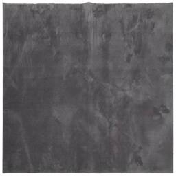 Berkfield Home Rug Short Pile Soft & Washable Anthracite 240x240 cm in Dark Grey - Size: 100 cm diameter - thumbnail 1