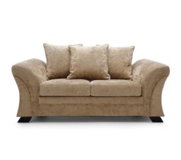 Abakus Direct Farrow Crushed Chenille 2 Seater Sofa in Brown - thumbnail 2