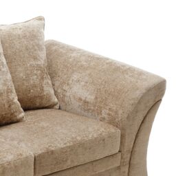 Abakus Direct Farrow Crushed Chenille 2 Seater Sofa in Brown - thumbnail 5