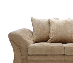 Abakus Direct Farrow Crushed Chenille 2 Seater Sofa in Brown - thumbnail 4