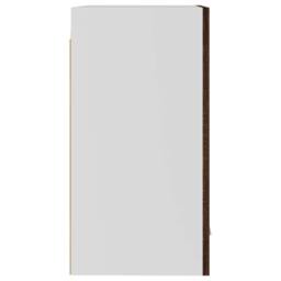 Berkfield Home Hanging Cabinet Brown Oak 39.5x31x60 cm Engineered Wood - thumbnail 7
