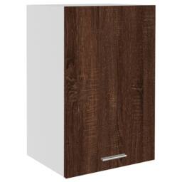 Berkfield Home Hanging Cabinet Brown Oak 39.5x31x60 cm Engineered Wood - thumbnail 3