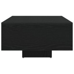 Berkfield Home Coffee Table with LED Lights Black Oak 85x55x31 cm - Size: 85 x 55 x 31 cm - thumbnail 7