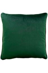 Evans Lichfield Mirrored Fox Watercolour Printed Piped Cushion in Dark Green - Size: 43 cm x 43 cm - thumbnail 2