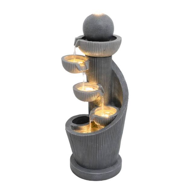 Monstershop Electric Water Feature - Spiral Springs in Grey - image 1