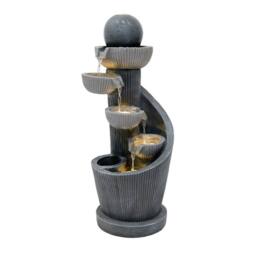 Monstershop Electric Water Feature - Spiral Springs in Grey - thumbnail 2