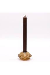 KDMD Flower Flip Dinner Candle / Tealight Holder - Antique Amber - thumbnail 5
