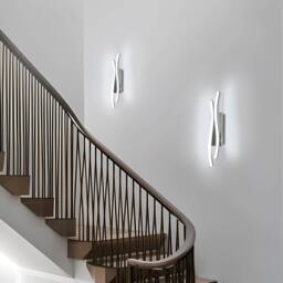 COMELY Indoor Wall Lights, 14W Modern Aluminum Wall Lights, Silver, Cool White in Silver - thumbnail 5