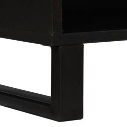 Berkfield Home TV Cabinet ‚Äì 80 x 31.5 x 46 cm Solid Wood & Engineered Wood in Brown - thumbnail 6