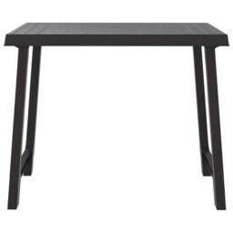 Berkfield Home Camping Table Anthracite 79x56x64 cm PP Wooden Look in Black - Size: 79 x 56 x 64 cm - thumbnail 3