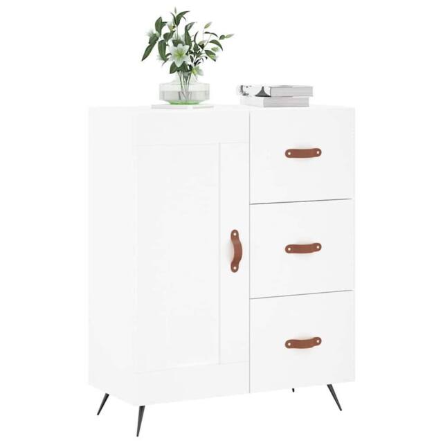 Berkfield Home Sideboard White 69.5x34x90 cm Engineered Wood - image 1