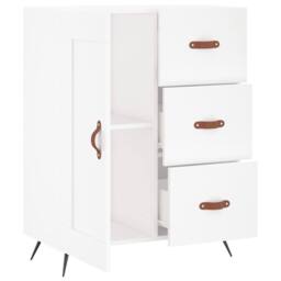 Berkfield Home Sideboard White 69.5x34x90 cm Engineered Wood - thumbnail 6
