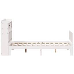 Berkfield Home Bookcase Bed without Mattress White 135x190 cm Double Solid Wood Pine - thumbnail 5