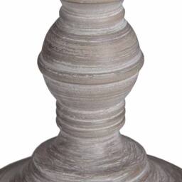 Lemon Pavilion Furniture and Decor Pella Table Lamp - Linen/Wood - L20 x W20 x H38 cm - Beige/Grey in Beige - thumbnail 2