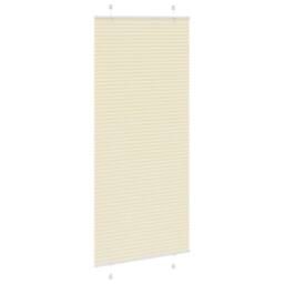 Berkfield Home Pleated Blind Cream 90x200 cm Fabric Width 89.4 cm Polyester