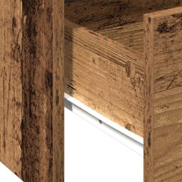 Berkfield Home Coffee Table Old Wood 102x55x43, 5 cm Engineered Wood in Brown - thumbnail 9