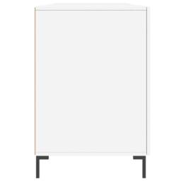 Berkfield Home Elegant Desk High Gloss White 140x50x75 cm Engineered Wood - Size: 140 x 50 x 75 cm - thumbnail 7