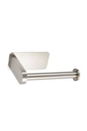 Living and Home Self-Adhesive Stainless Steel Toilet Roll Holder in Silver - thumbnail 1