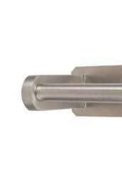 Living and Home Self-Adhesive Stainless Steel Toilet Roll Holder in Silver - thumbnail 4
