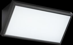 Netlighting Knightsbridge 230V IP65 IK08 21W LED Polycarbonate Wall Fitting CCT WP21CCT in Black - thumbnail 1