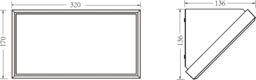 Netlighting Knightsbridge 230V IP65 IK08 21W LED Polycarbonate Wall Fitting CCT WP21CCT in Black - thumbnail 2