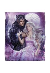 JQ Licensing En The Enchanted Ones Elves Silky Touch Super Soft Throw Blanket 152 X 127 cm in White - thumbnail 1
