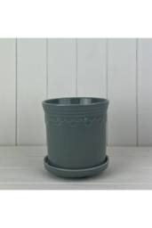 KDMD Grey Charming Saucer Pot - 13mm