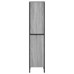Berkfield Home Bookcase Grey Sonoma 50x31x137.5 cm Engineered Wood - thumbnail 5