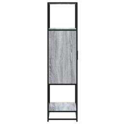 Berkfield Home Highboard Grey Sonoma 68x35x139 cm Engineered Wood & Metal - Size: 68 x 35 x 139 cm - thumbnail 5