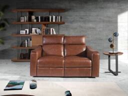 Angel Cerda Walnut Veneer Bookcase with Tempered Glass Sides in Brown - thumbnail 5