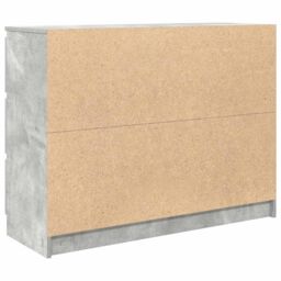 Berkfield Home Sideboard Concrete Grey 100x35x76 cm Engineered Wood - Size: 100 x 35 x 76 cm - thumbnail 8