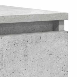 Berkfield Home Sideboard Concrete Grey 100x35x76 cm Engineered Wood - Size: 100 x 35 x 76 cm - thumbnail 9