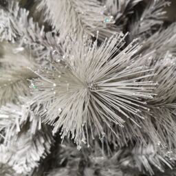 Samuel Alexander Premier Indoor 7.5ft Silver Christmas Wrapped PVC Branches Tree Arch With 1070 Tips - thumbnail 2