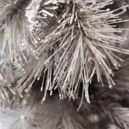 Samuel Alexander Premier Indoor 7.5ft Silver Christmas Wrapped PVC Branches Tree Arch With 1070 Tips - thumbnail 6