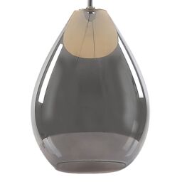 Pagazzi Waltham Smoked Glass Table Lamp in Grey - thumbnail 4