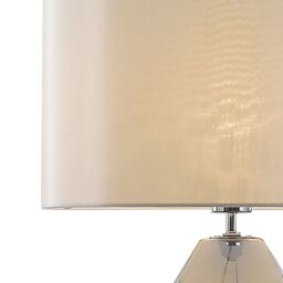 Pagazzi Waltham Smoked Glass Table Lamp in Grey - thumbnail 3