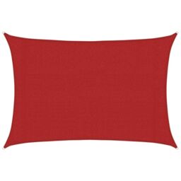 Berkfield Home Sunshade Sail 160 g/m¬≤ Red 3x4.5 m HDPE - thumbnail 2